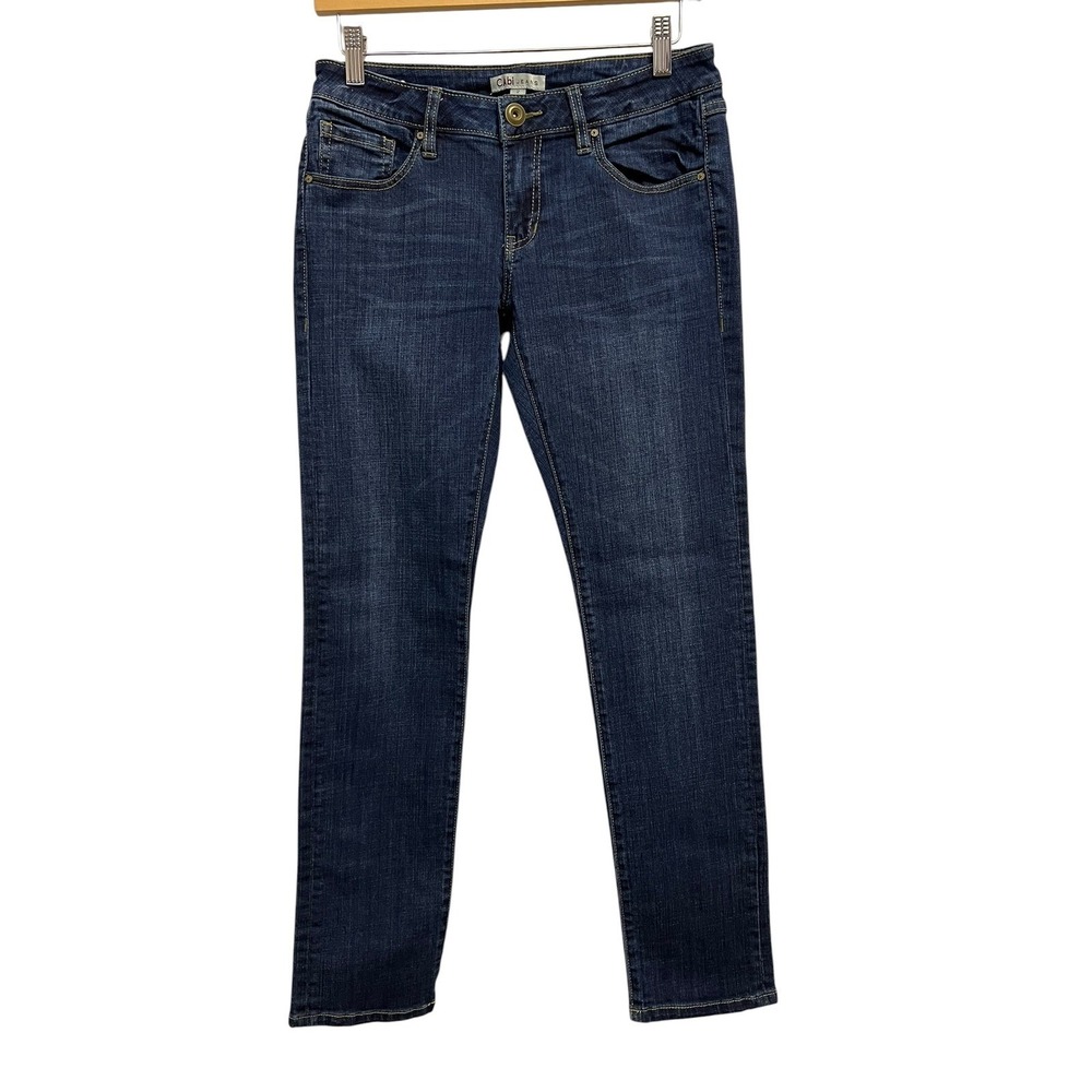 Cabi Jeans Straight Leg Women 2 Dark Wash Style 917 Stretch Denim Casual Pants